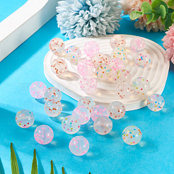 30 шт. 3-х цветные прозрачные силиконовые фокусные бусины SIL-TA0002-83