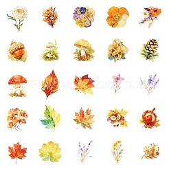 50шт. мультяшная листовая бумажная наклейка STIC-C012-12