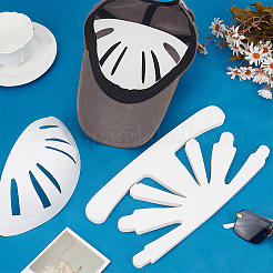 Бумажная вставка для формовки шляпы для бейсболок&nbsp;LS-AJEW-WH0460-093