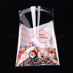 Bolsas de celofán rectángulo del opp para navidad&nbsp;OPC-L001-37