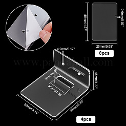 Прозрачные акриловые настенные витрины&nbsp;LS-ODIS-WH0025-84