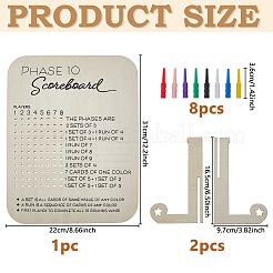 Деревянная игровая доска&nbsp;AJEW-WH0816-233