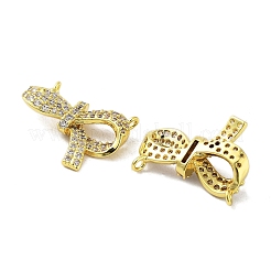 Покрытие стойки латунь микропаве прозрачные подвески из кубического циркония&nbsp;KK-A205-09G