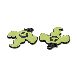 Colgantes del esmalte de la aleación de la galjanoplastia del estante del tema de Halloween&nbsp;PALLOY-O109-44EB