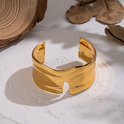 Увеличенные открытые браслеты-манжеты из нержавеющей стали 304 JN8836