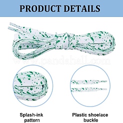 8 пара плоских полиэстеровых шнурков двух цветов&nbsp;FIND-GO0002-82