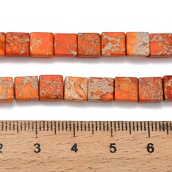 Gefärbte natürliche imperiale Jaspisperlenstränge&nbsp;G-F833-A01-01D