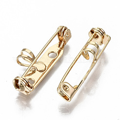 Фурнитура латунная для броши X-KK-S356-116G-NF
