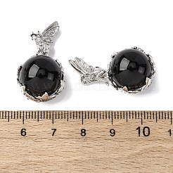 Круглые подвески из натурального смешанного камня&nbsp;G-G207-01P