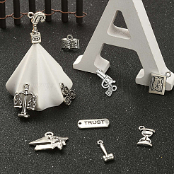 100 шт. 10 стильные подвески из сплава в тибетском стиле&nbsp;TIBEP-CJ0002-08