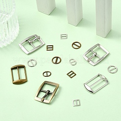 25 шт. 5-х стилевых застежек-пряжек из сплава&nbsp;FIND-YW0009-96P