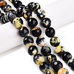 Chapelets de perle en agate naturelle teinte&nbsp;G-T141-01A-02