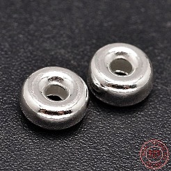 Rondelle 925 perline distanziatrici in argento sterling&nbsp;STER-F019-01A