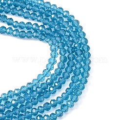 Chapelets de perles en verre transparente  &nbsp;LS-GLAA-R135-2mm-19