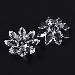 Прозрачные акриловые бусины OACR-H118-02A