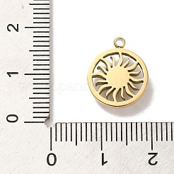 Синтетические окрашенные бирюзовые солнечные подвески&nbsp;STAS-B074-05G-02