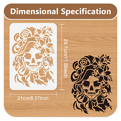 Stencil per pittura da disegno per animali domestici&nbsp;DIY-WH0673-036