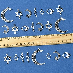 60 шт. 6 стиля подвески из сплава в тибетском стиле&nbsp;TIBE-FS0003-22