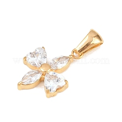 Подвески из хирургической нержавеющей стали 316 и прозрачного кубического циркония.&nbsp;STAS-A137-01B-G