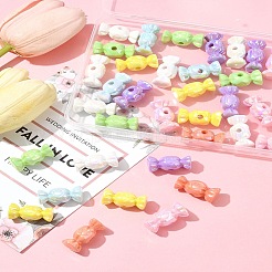 40шт УФ-покрытие непрозрачные акриловые бусины&nbsp;OACR-FS0002-27