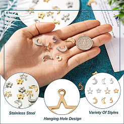 100 шт. 10 подвески из нержавеющей стали 304&nbsp;STAS-PJ0001-39