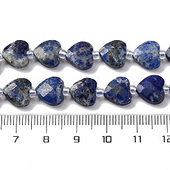 Нитки бусины из натурального ляписа-лазури G-P570-E12-01