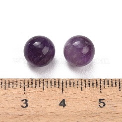 Natürliche Amethyst-Kugelperlen&nbsp;G-H359-02F-8mm