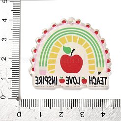 Подвески из смолы ко Дню учителя&nbsp;RESI-M037-04E