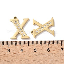 Pendentifs en acier inoxydable 304 plaqué or 14 carat véritable&nbsp;STAS-L022-157G-X