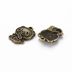 Сплавочные сеттинги для кулона&nbsp;LS-TIBEP-N010-022AB-RS