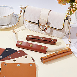 10 шт. 5-цветные чехлы на ручки багажа из искусственной кожи AJEW-NB0006-99