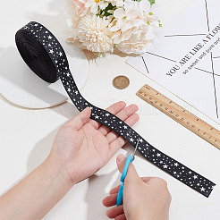 Репсовая лента из полиэстера со звездами длиной 25 ярд. OCOR-PH0004-09