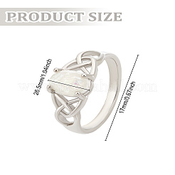 2 шт. овальные кольца из смолы&nbsp;RJEW-LP0001-40