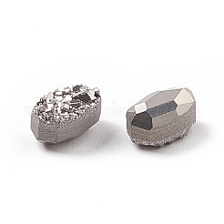 Elettrodomestici cabochon di agata naturale druzy&nbsp;G-A205-20B