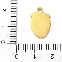 Подвески с фруктовой эмалью из нержавеющей стали 304&nbsp;LS-STAS-G362-04G-14