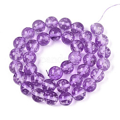 Светящиеся нити бус лэмпворк ручной работы LAMP-N036-12B-01