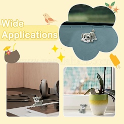 20 шт. 4 стиля мини-украшения для собак из смолы&nbsp;RESI-CJ0004-85