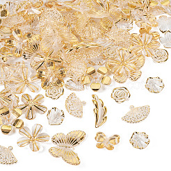 100 г прозрачных акриловых бусин TACR-TA0001-56