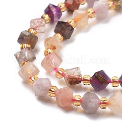 Lodolite naturale perle di quarzo fili&nbsp;G-P463-24