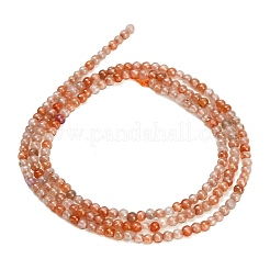 Stränge aus natürlichen Zirkonia-Perlen&nbsp;LS-GG-CBA9722-D01-2mm