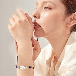 4 нити синтетических окрашенных бирюзовых бусин G-NB0003-29