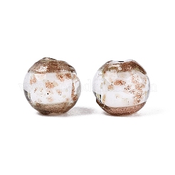Perline murano con sabbia d'oro fatto a mano&nbsp;LAMP-N045-01A