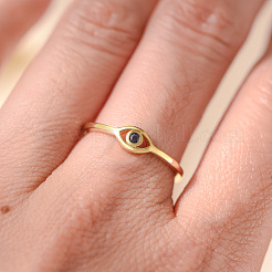 Кольца-пальцы сглаза 925 из стерлингового серебра с микропаве из кубических цирконий для женщин&nbsp;FS-WG42376-07