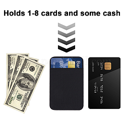 4 porte-cartes de téléphone auto-adhésif en tissu élastique pour l'arrière du téléphone&nbsp;OFST-CN0001-01