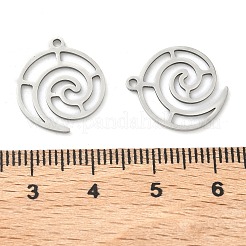 201 Edelstahlanhänger&nbsp;STAS-F337-02P