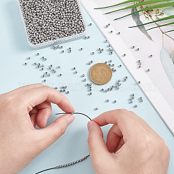 Полые круглые бусины из нержавеющей стали марки 304 STAS-UN0018-72P