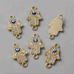 Подвески из сплава и страза&nbsp;FIND-WH0147-30G