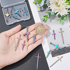 Подвески из нержавеющей стали в стиле 16шт. STAS-AR0001-78