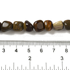 Природные окаменелое дерево бисер пряди G-B078-D18-01