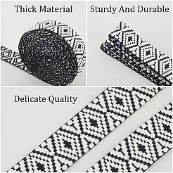 5 ярд полиэстерово-хлопковой ленты в этническом стиле DIY-CY0001-76A